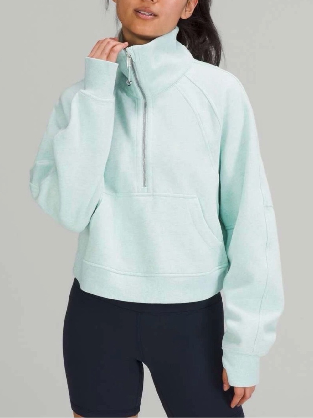 Lululemon Ladies Oversized Scuba Funnel Neck Sweatshirt Size XS/S